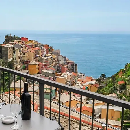 Il Bordone - Appartamento Con Vista Mare Manarola Buitenkant foto